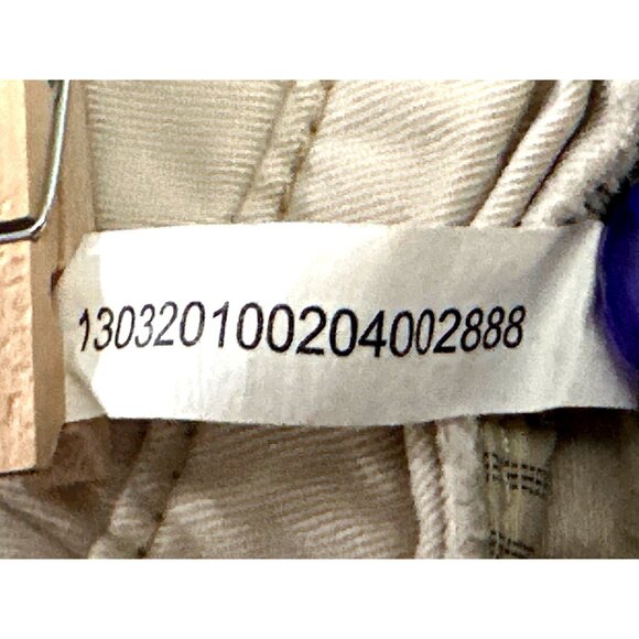 Abercrombie Fitch Size 32 Tan Cargo Pants Khaki Straight Fit Button Fly Trousers - Picture 10 of 13